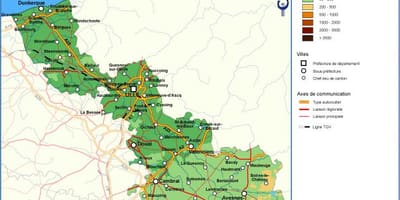 ભૌગોલિક નકશો લીલી