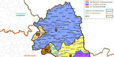 નકશો લીલી મા વહીવટી